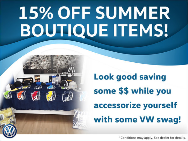 Save on VW Boutique Items!