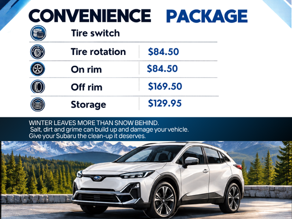 Convenience Package Offer