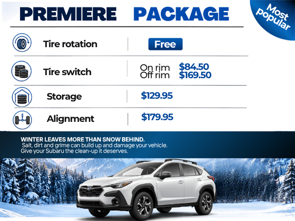 Premiere Package offer