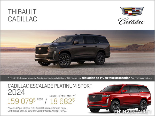 Cadillac Escalade Platinum Sport 2024