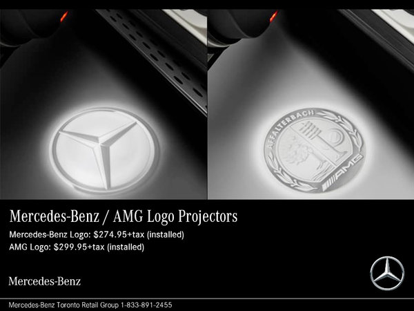 Mercedes-Benz/AMG LED Logo Projectors