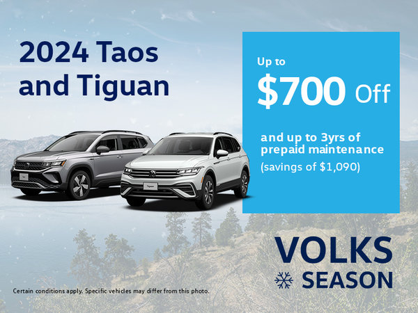 Get the 2024 Taos or Tiguan