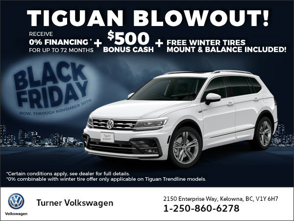 Turner Volkswagen's Black Friday Event!