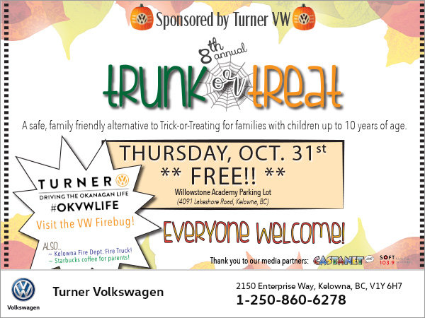 8th Annual Trunk or Treat Event!