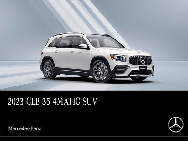 2023 GLB 35 SUV<br>- 24-month Lease at 3.99%*<br>- $2,500 Lease/Finance Support**<br>- 2% Loyalty Rate Reduction^