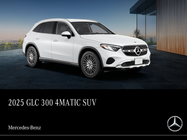 2025 GLC 300 SUV<br>- 48-month Lease at 4.49%*<br>- Up to 1% Loyalty Rate Reduction^