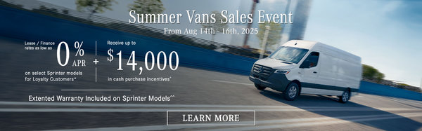Summer Vans Sales Event