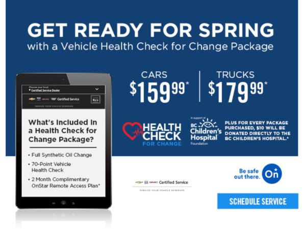 Vehicle Health Check for Change Package