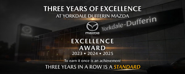 Yorkdale Dufferin Mazda - Mazda Excellence Award