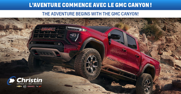 L’aventure commence avec le GMC Canyon !