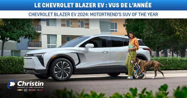 Le Chevrolet Blazer EV : VUS de l’année selon MotorTrend