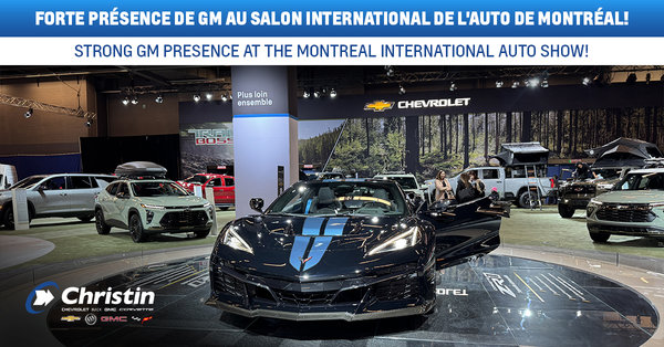 Discover GM's remarkable presence at the 2025 Montreal Auto Show