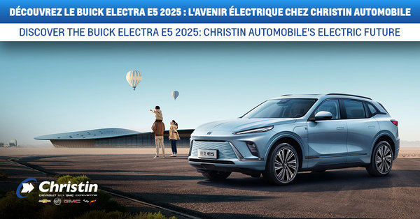 Découvrez le Buick Electra E5 2025 : L'avenir électrique chez Christin Automobile