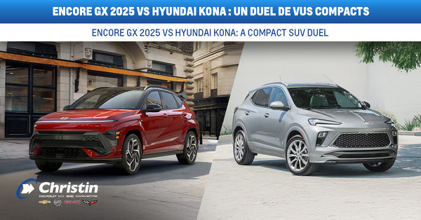 2025 Encore GX vs Hyundai Kona: which SUV fits your daily life in Montreal?