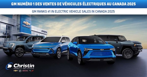 GM ranks #1 in electric vehicle sales in Canada 2025