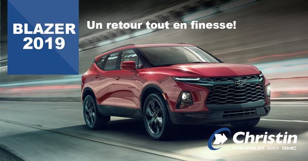 Le Chevrolet Blazer 2019 vous attend !