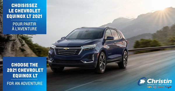 Choose the 2021 Chevrolet Equinox LT for the Adventure!