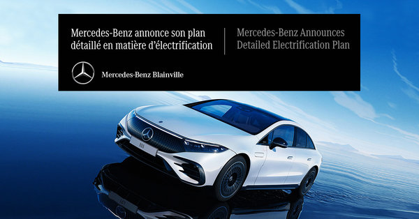 Mercedes-Benz Announces Detailed Electrification Plan