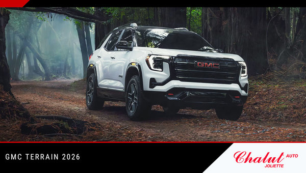 GMC Terrain 2026 chez Chalut auto : espace, confort et technologie au quotidien