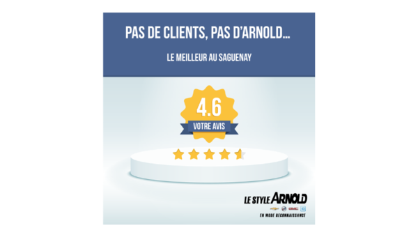 Cote de satisfaction client Google my business 4.6.