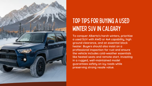 Navigating Calgary’s Market: Your Guide to a Rugged Used SUV for Alberta Winters