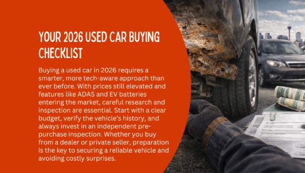 The Smart Buyer’s Guide to Buying a Used Car in 2026