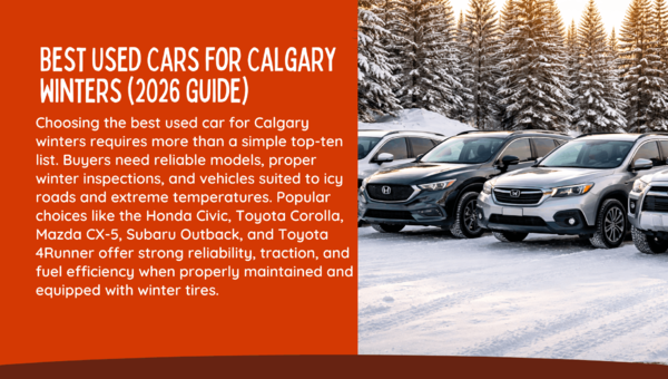 Best Used Car for Calgary Winters (2026 Edition)