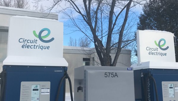 Bornes électriques au Québec