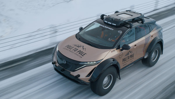 Adventure-ready Nissan Ariya unveiled for epic Pole to Pole expedition