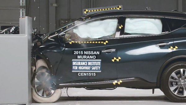 Le Nissan Murano 2015 obtient le prix « Premier choix se?curite? PLUS » de?cerne? par l'IIHS