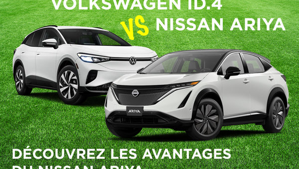 Avantages du Nissan Ariya comparé au Volkswagen ID.4