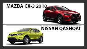 Mazda CX-3 vs Nissan Qashqai