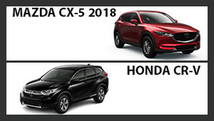 Mazda CX-5 2018 versus Honda CR-V