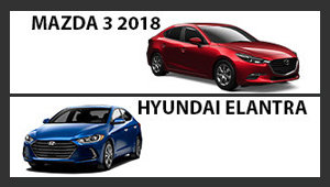 Mazda3 2018 vs Hyundai Elantra