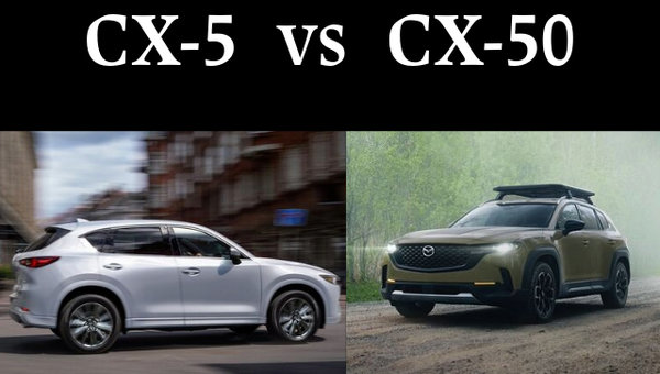 Mazda CX-5 2024 vs Mazda CX-50 2024 : Quel VUS Mazda Choisir?