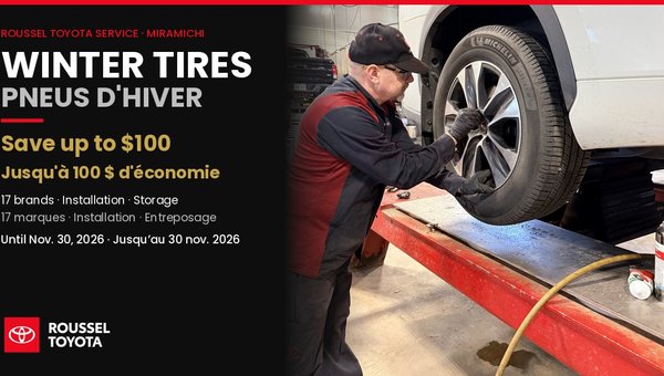 Winter Tires in Miramichi: Save up to $100 Until Nov. 30