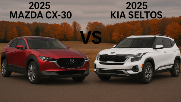 Mazda CX-30 2025 vs Kia Seltos 2025 : Le choix intelligent pour Matane et les environs