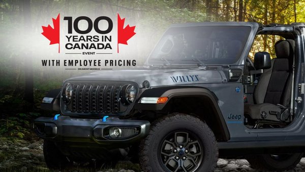 100 Years Strong – Celebrate With Employee Pricing at Centennial Chrysler!