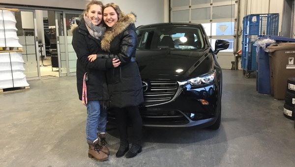 Congratulations to Virginie for her new 2019 Mazda CX-3 GS, Chambly Mazda