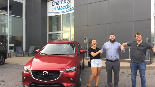 Félicitations à Karolane Létourneau pour sa nouvelle CX3 2019., Chambly Mazda