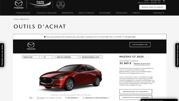 How and why to use Chambly Mazda's online configurator