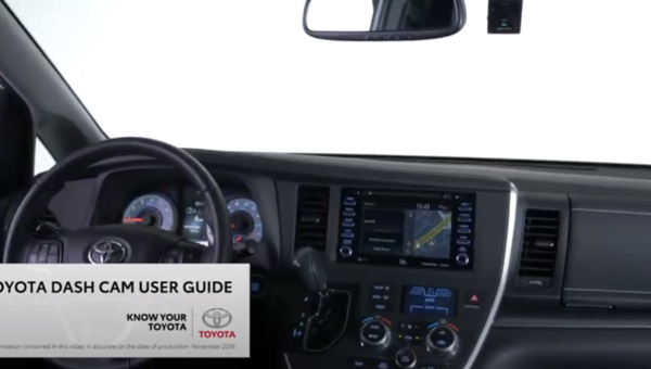 Toyota Dash Camera User Guide