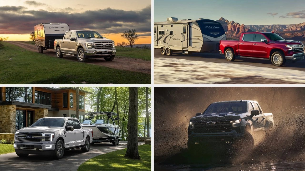Chevrolet Silverado 1500 vs Ford F-150 2026 : les grandes lignes