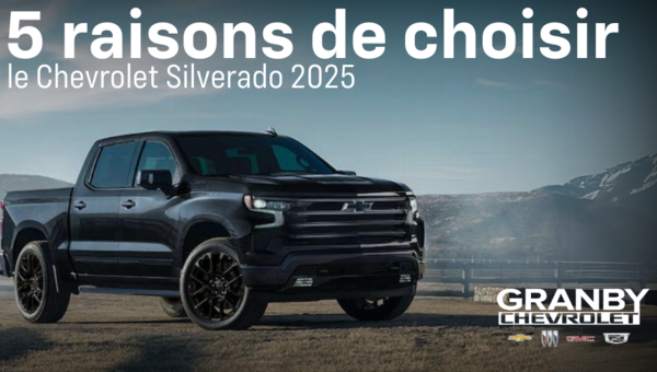 5 OF THE COOLEST FEATURES OF THE 2025 CHEVROLET SILVERADO