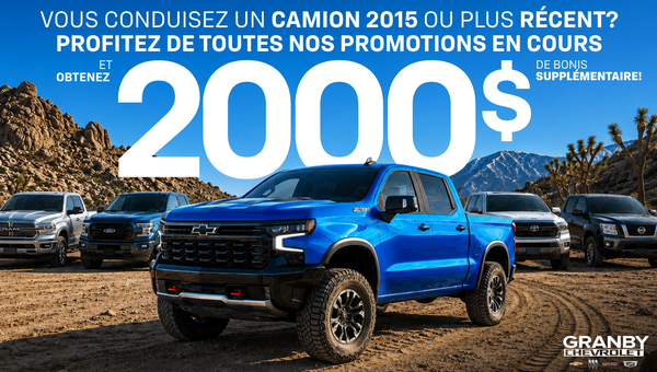 Waiting for the Right Time to Change Your Truck? This Is It.