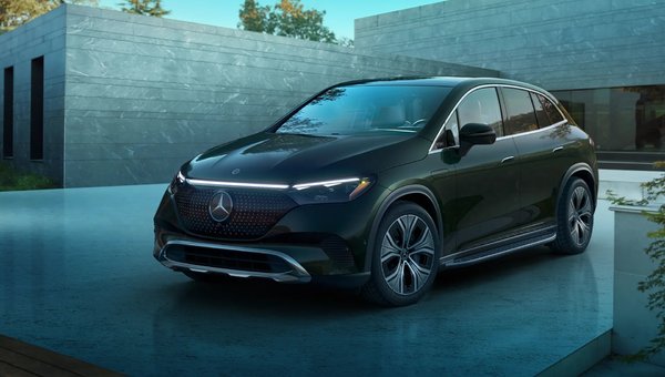 The New All-Electric EQE SUV in Langley