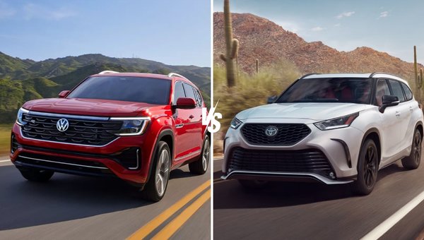 Volkswagen Atlas 2024 ou Toyota Highlander ? Pourquoi faut-il privilégier la Volkswagen ?