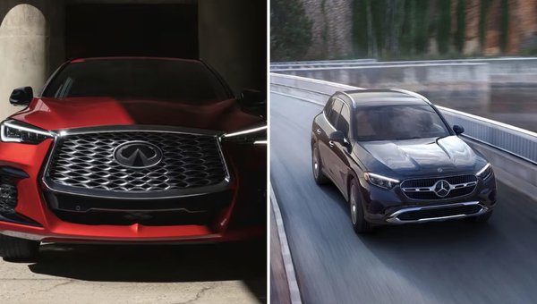 Infiniti QX55 vs Mercedes-Benz GLC SUV in Regina