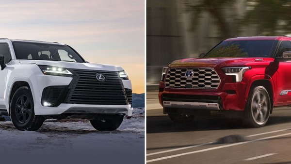 Lexus LX ou Toyota Sequoia 2024 ?