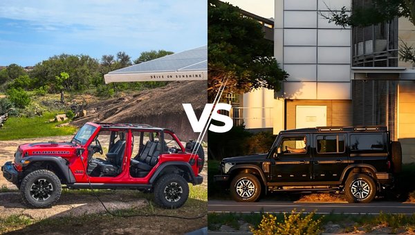 2025  Jeep Wrangler vs. 2025 INEOS Grenadier: Off-Road Capability Breakdown